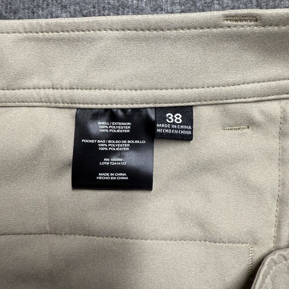 NWT 32 Degrees Cool Stretch Performance Pants Men's 38x32 Tan Khaki Chino NEW - Picture 4 of 8